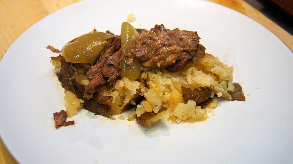 Plated Beef Chuck Roast